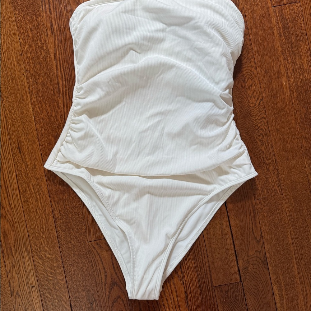 White One Piece Swimsuit